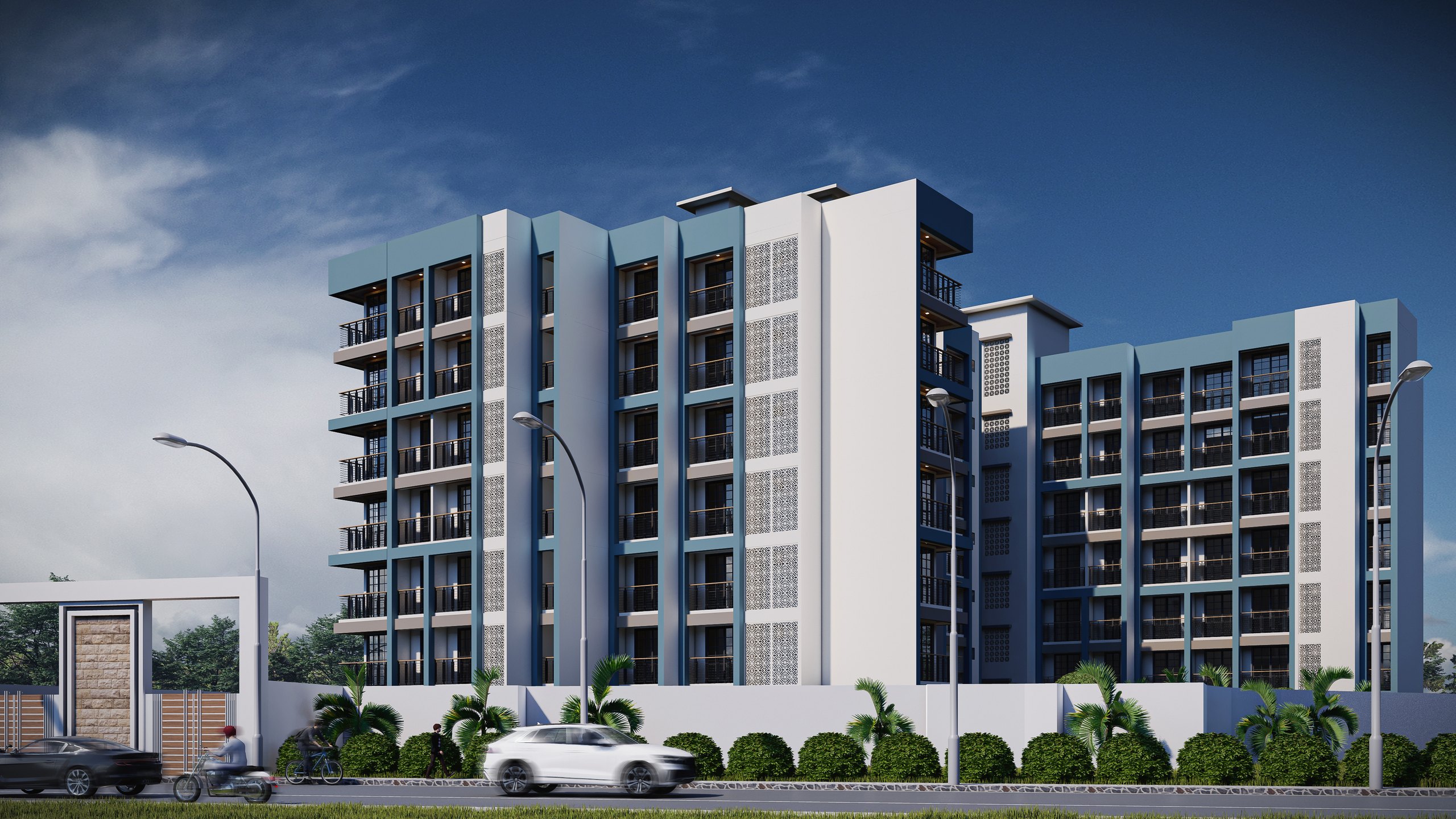 KAL 4 - residential towers visualization by Square Space