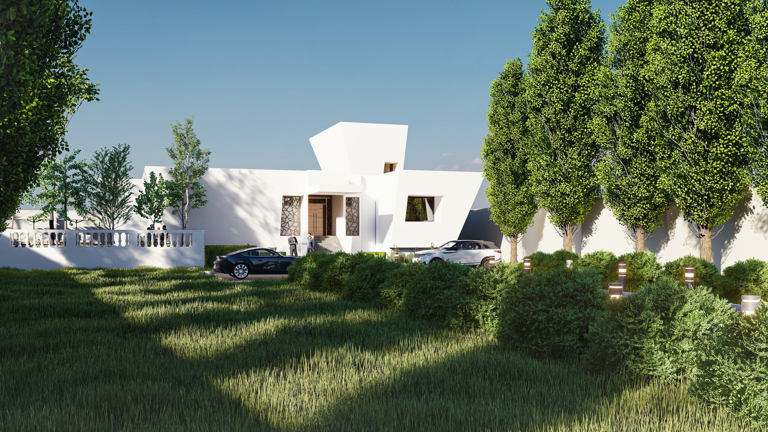 Mahapoli Farmhouse - residential farmhouse and landscape visualization by Square Space