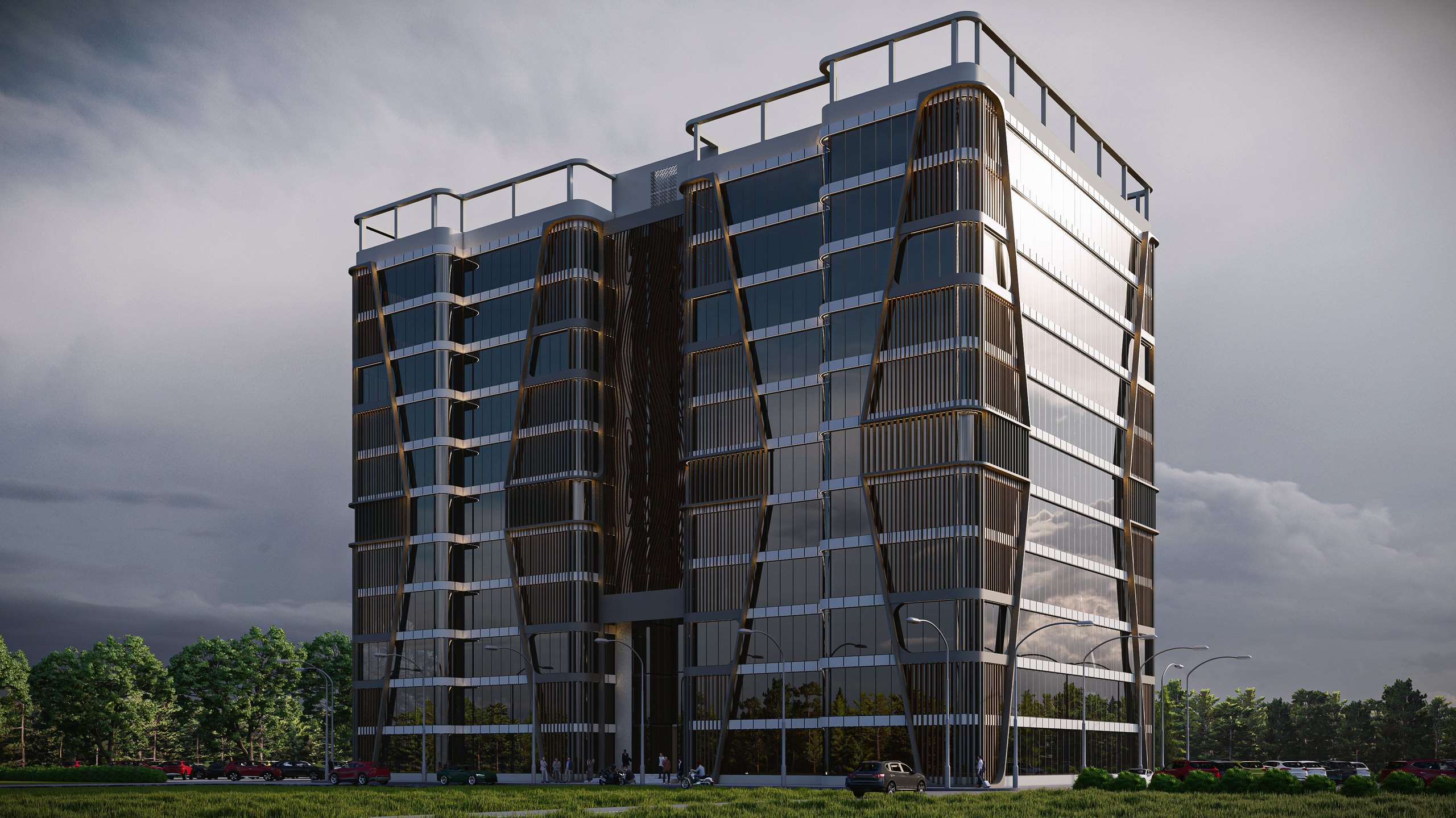Rajnoli - residential building visualization by Square Space